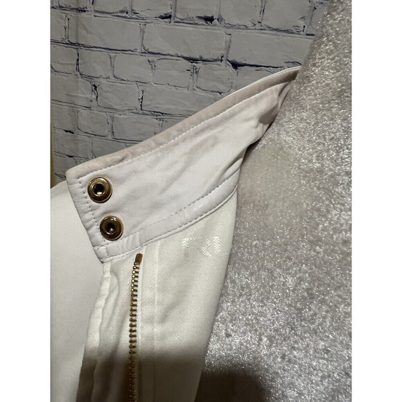 Ralph Lauren Golf Women's Jacket White Zip Up Zippered Pockets Medium - Picture 10 of 14